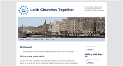 Desktop Screenshot of leithchurchestogether.org.uk